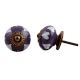 Purple Heart Floral Cabinet Knob